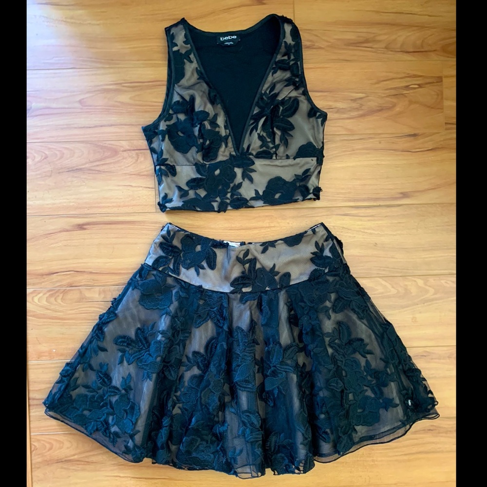 Bebe top and bottom outfit